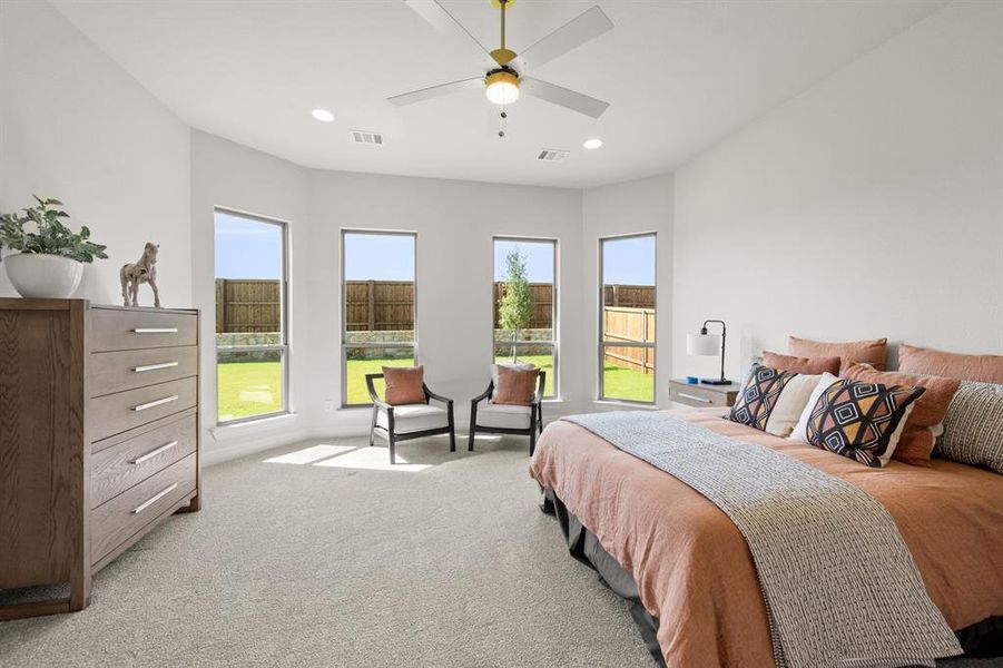 Furnished interior view inside a new home in Somerset - Phase 5, Mansfield (Image 14). Furnished interior view inside a new home in Somerset - Phase 5, Mansfield (Image 14).