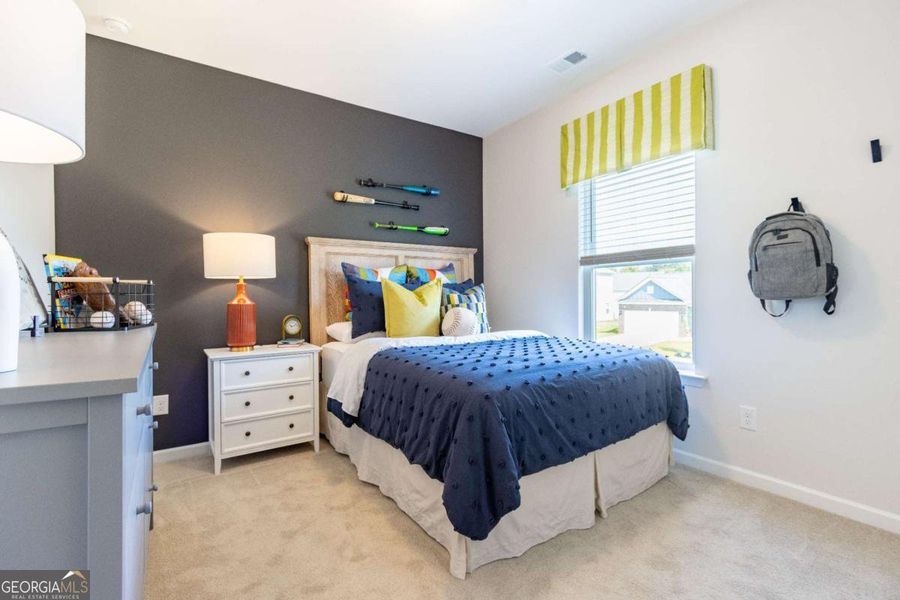Furnished interior view inside a new home in Bryson Farms, Byron (Image 30).