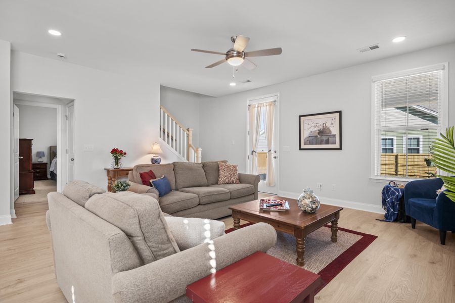 Furnished interior view inside a new home in High Point at Foxbank, Moncks Corner (Image 10).