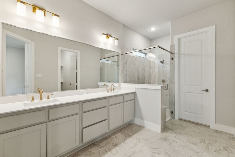 Furnished interior view inside a new home in Painted Tree Lakeside, McKinney (Image 8).
