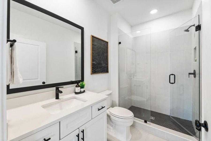 Furnished interior view inside a new home in , Alpharetta (Image 26).