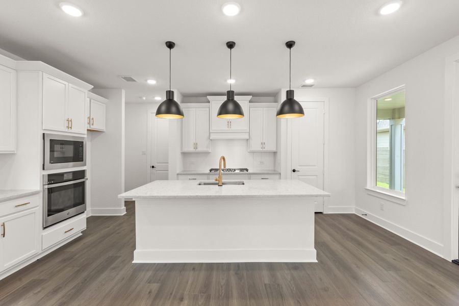 Furnished interior view inside a new home in Carriage Collection at Painted Tree, McKinney (Image 3). Furnished interior view inside a new home in Carriage Collection at Painted Tree, McKinney (Image 3).