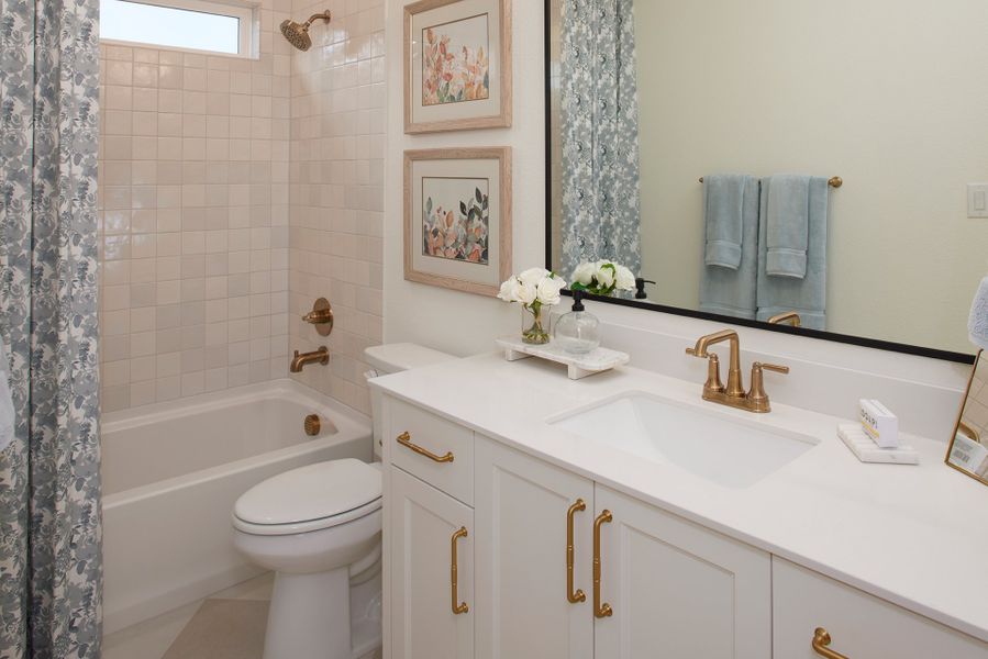 Representative furnished interior of a home built from the Benbrook - SH 4459 by Shaddock Homes in Grand Oaks at Green Meadows - 50', Celina (Image 41). Representative furnished interior of a home built from the Benbrook - SH 4459 by Shaddock Homes in Grand Oaks at Green Meadows - 50', Celina (Image 41).