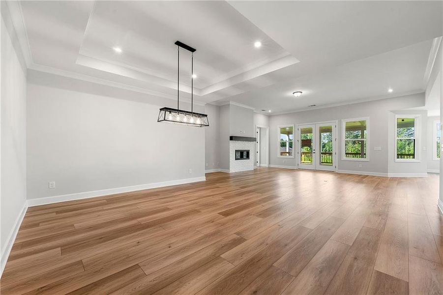Spacious, unfurnished interior of a new home in Cresswind Georgia at Twin Lakes, Hoschton (Image 25). Spacious, unfurnished interior of a new home in Cresswind Georgia at Twin Lakes, Hoschton (Image 25).