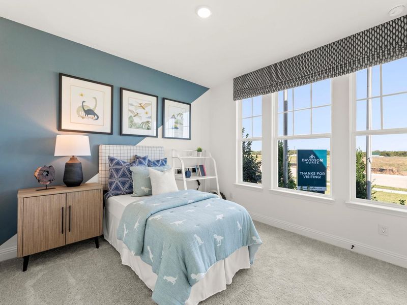 Furnished interior view inside a new home in Mercer Meadows, Royse City (Image 6).