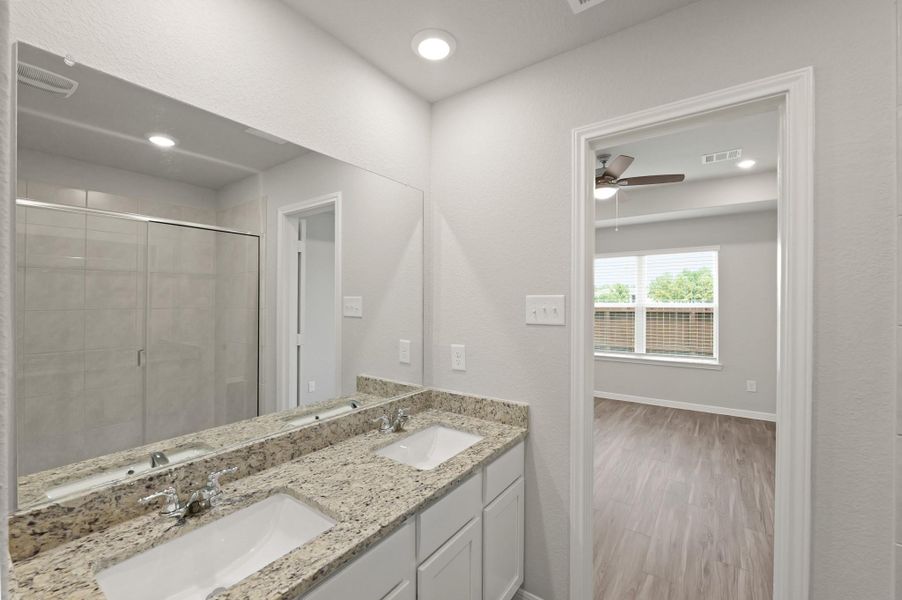 Furnished interior view inside a new home in Bammel Oaks, Houston (Image 8).