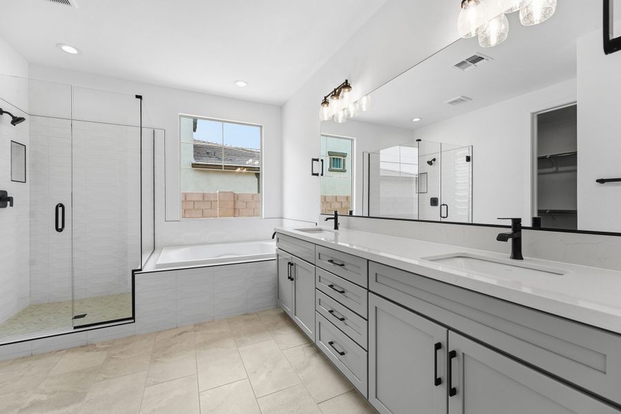 Furnished interior view inside a new home in Combs Ranch, San Tan Valley (Image 13).