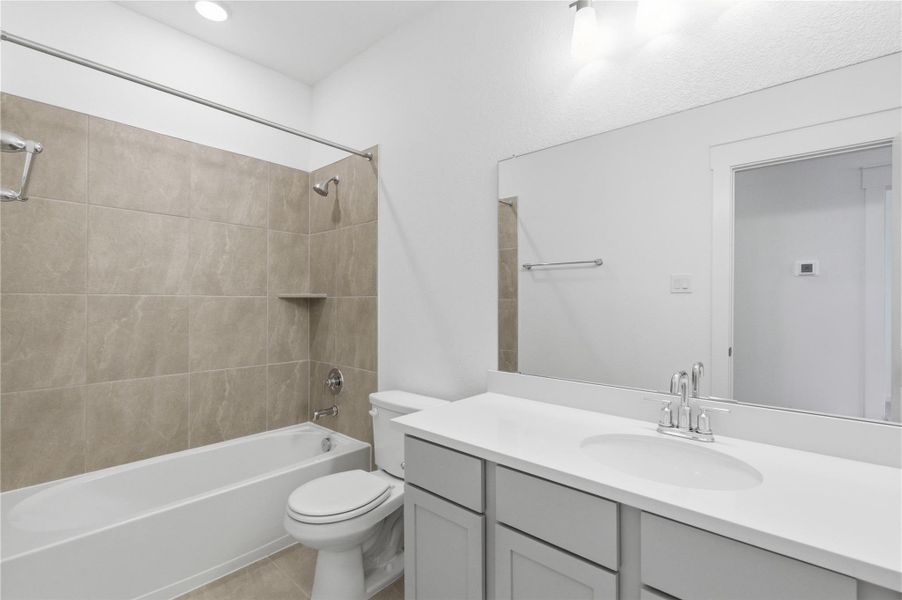 Furnished interior view inside a new home in Infinity Square, Kyle (Image 14).