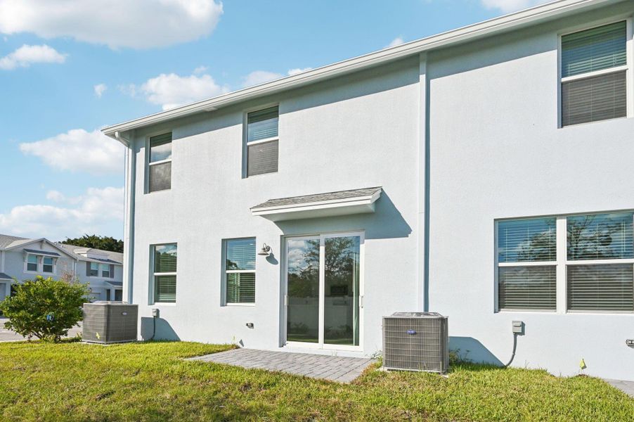 Exterior details and patio area of a home in Tidewater, Fort Pierce (Image 21).