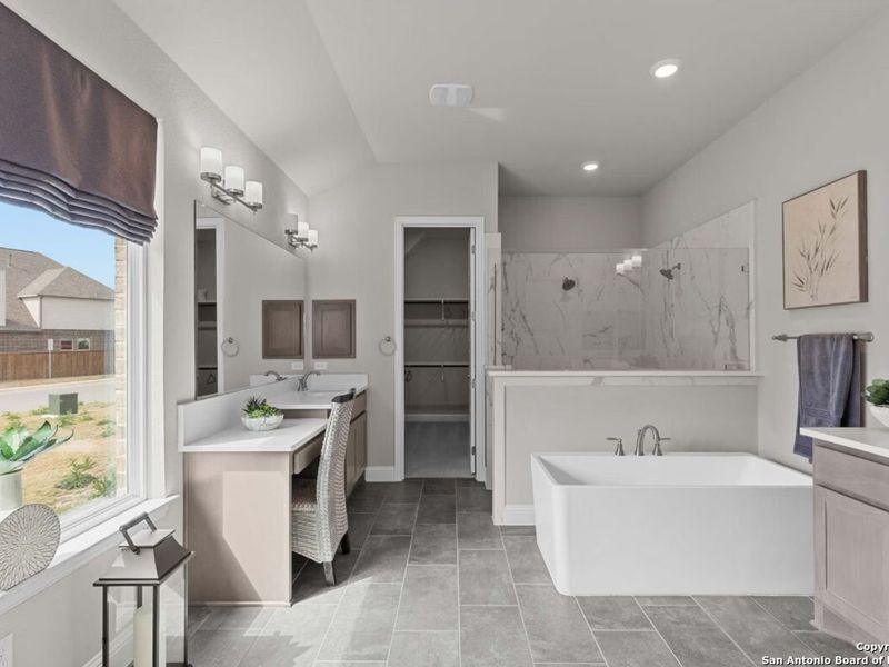 Furnished interior view inside a new home in Ladera, San Antonio (Image 16). Furnished interior view inside a new home in Ladera, San Antonio (Image 16).