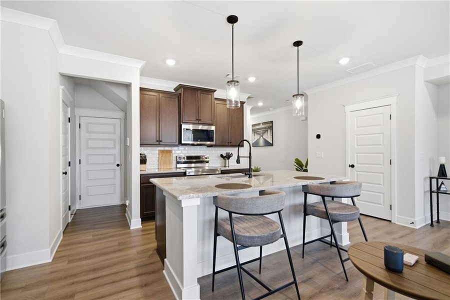 Furnished interior view inside a new home in , Gainesville (Image 8).