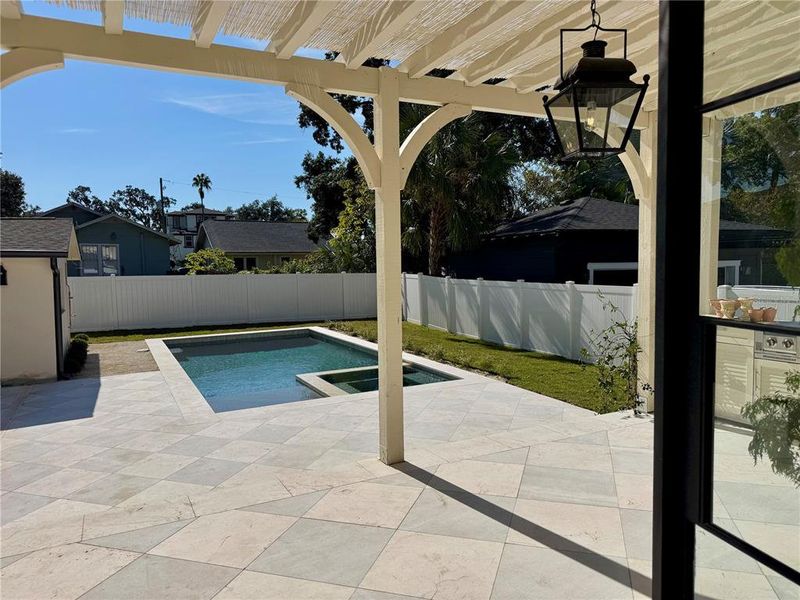 Exterior details and patio area of a home in , Tampa (Image 23).