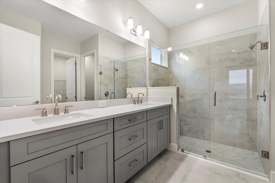 Furnished interior view inside a new home in , Kissimmee (Image 11). Furnished interior view inside a new home in , Kissimmee (Image 11).