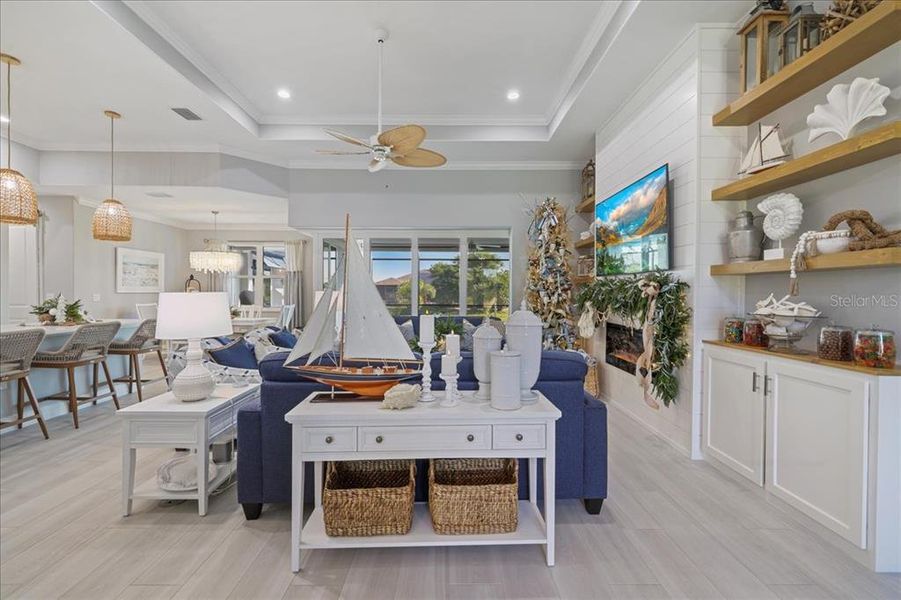 Furnished interior view inside a new home in , Rotonda West (Image 10).