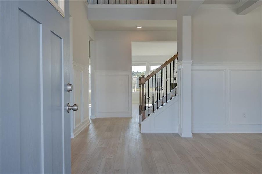 Spacious, unfurnished interior of a new home in Grandview at Millers Mill, Stockbridge (Image 20). Spacious, unfurnished interior of a new home in Grandview at Millers Mill, Stockbridge (Image 20).