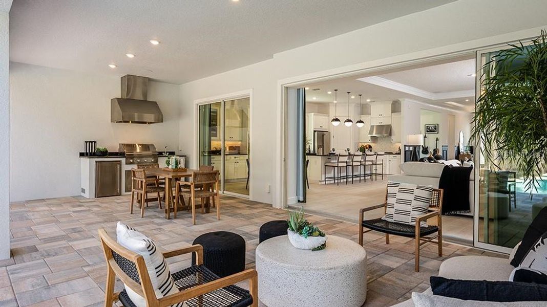 Furnished interior view inside a new home in Center Lake Ranch Community Group Page, St. Cloud (Image 16).