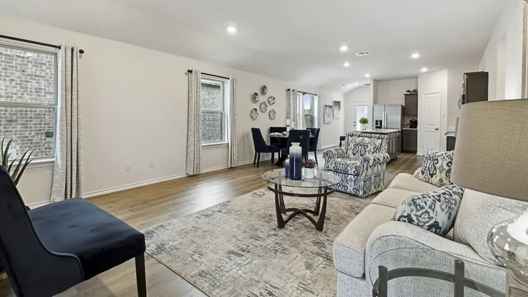 Furnished interior view inside a new home in Wildcat Ranch, Crandall (Image 14).