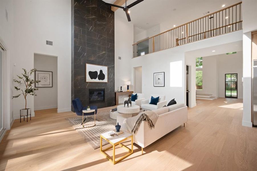 Furnished interior view inside a new home in , Dallas (Image 17).