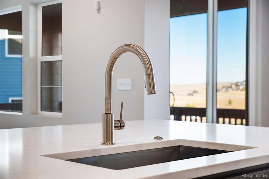 Close-up of interior finishes inside a home in Prelude at Sterling Ranch, Littleton (Image 18).