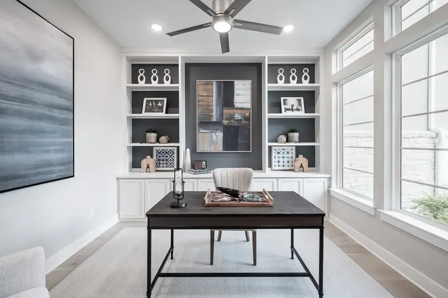 Furnished interior view inside a new home in Harvest Green 75′, Richmond (Image 9).