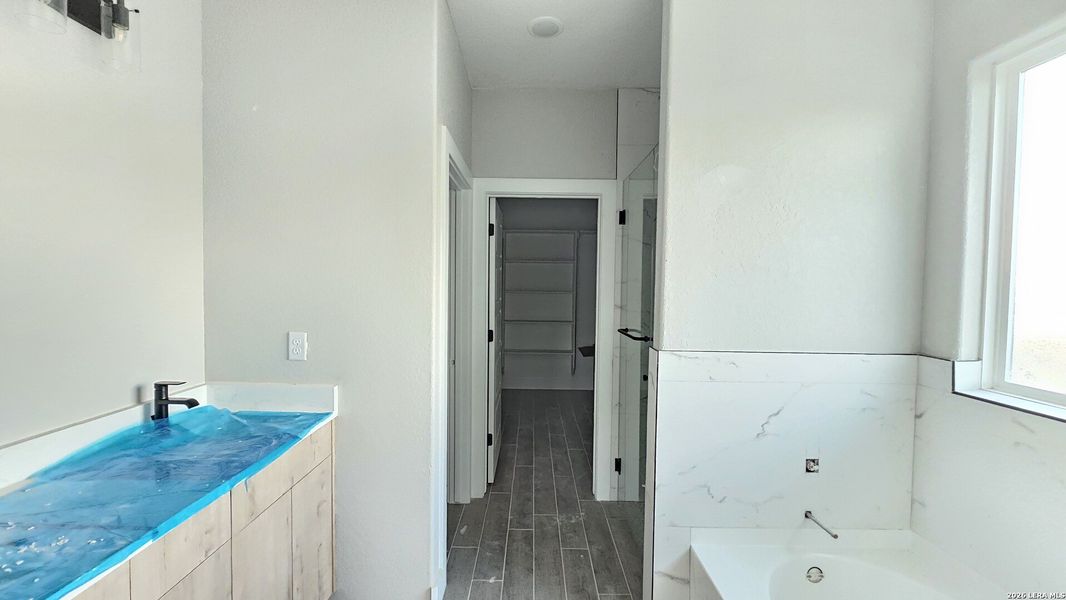 In-progress construction of a new home in , Atascosa, TX (Image 19).