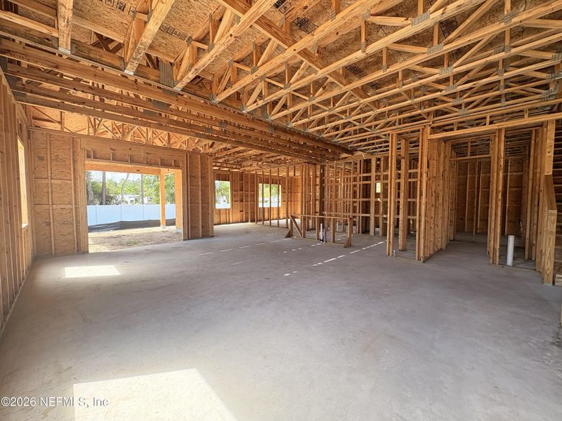 In-progress construction of a new home in , St. Augustine, FL (Image 4).