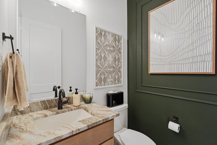 Furnished interior view inside a new home in Riceland, Mont Belvieu (Image 7).