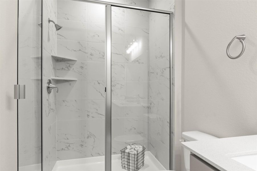 Furnished interior view inside a new home in Blanco Vista, San Marcos (Image 16).