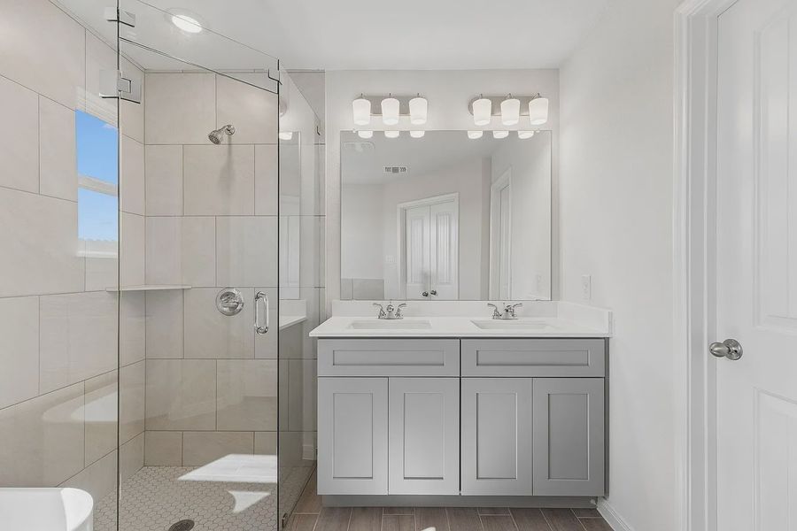 Furnished interior view inside a new home in Butler Farms, Liberty Hill (Image 10).