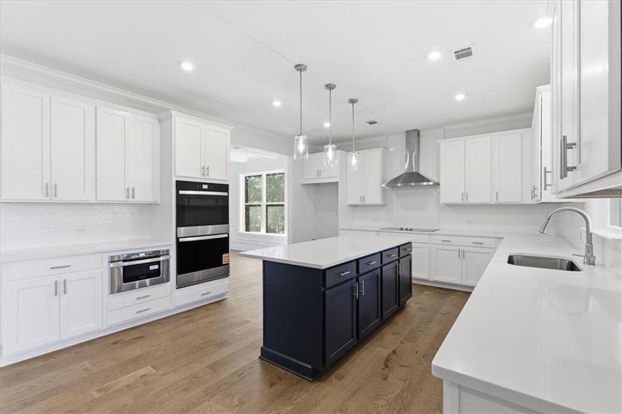 Furnished interior view inside a new home in The Estates at Hurricane Pointe, Douglasville (Image 6).