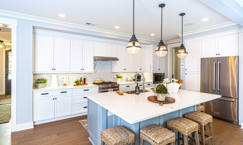 Representative furnished interior of a home built from the Marin by Classica Homes in McLean - Hunts Point, Belmont (Image 7).