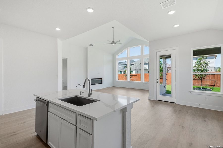 Furnished interior view inside a new home in Stillwater Ranch, San Antonio (Image 14).