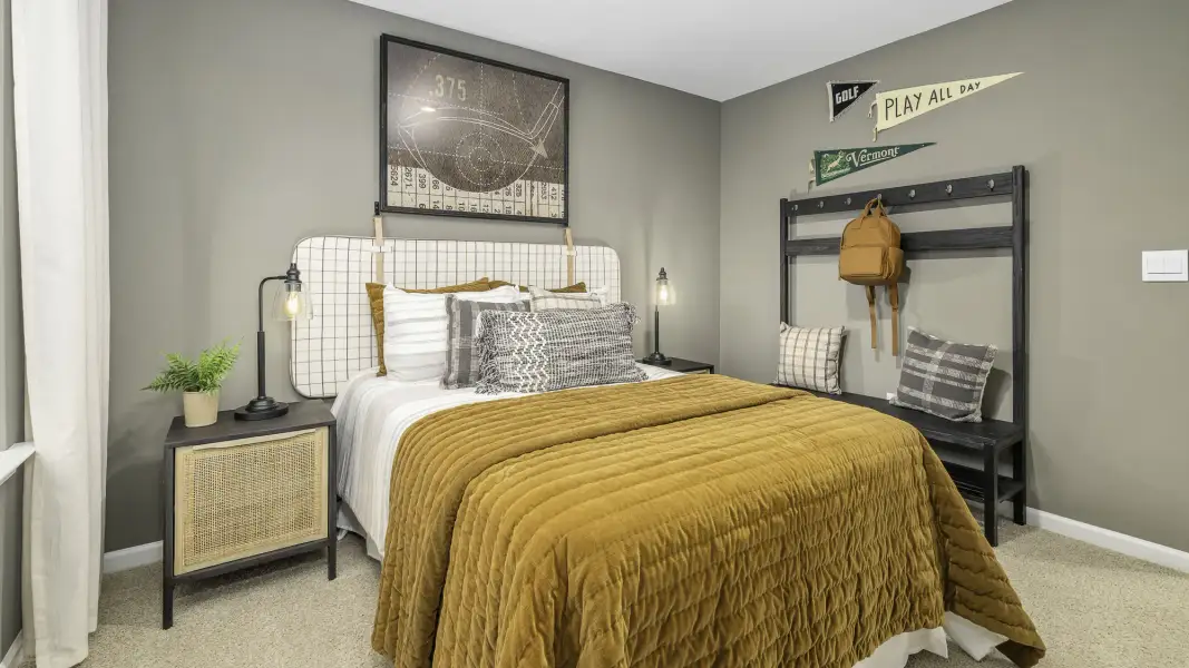 Furnished interior view inside a new home in Quail Haven, Winston-Salem (Image 24).