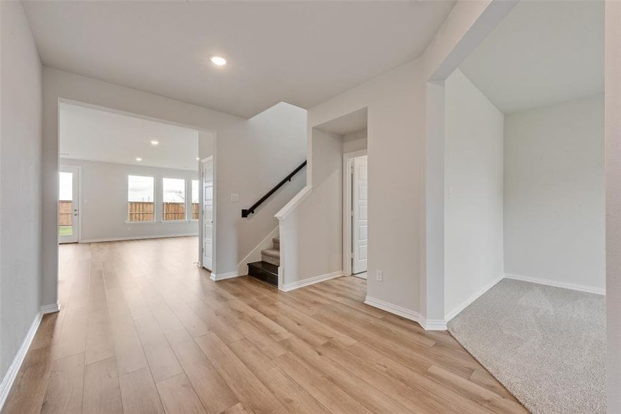Spacious, unfurnished interior of a new home in Spiritas Ranch, Little Elm (Image 25). Spacious, unfurnished interior of a new home in Spiritas Ranch, Little Elm (Image 25).
