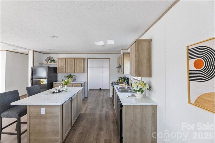 Furnished interior view inside a new home in , Hays (Image 10).
