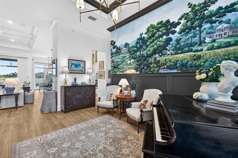 Furnished interior view inside a new home in , Fort Myers (Image 10).