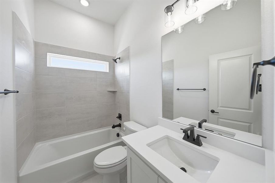 Furnished interior view inside a new home in Brookhollow West, Prosper (Image 6).