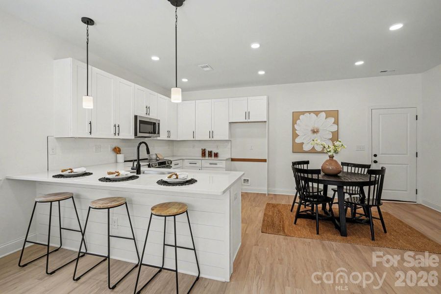 Furnished interior view inside a new home in , Marshville (Image 8).