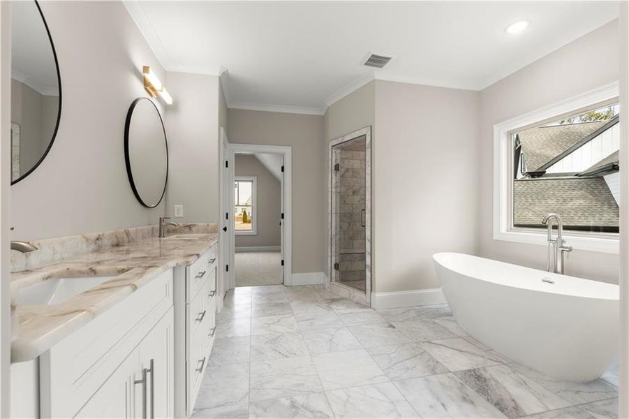 Furnished interior view inside a new home in , Powder Springs (Image 12). Furnished interior view inside a new home in , Powder Springs (Image 12).