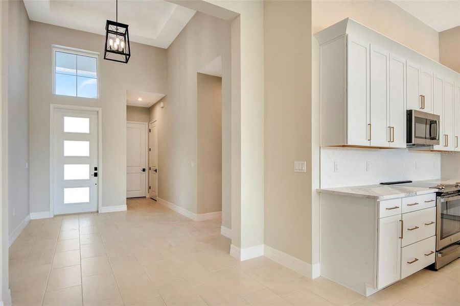 Kitchen into Foyer