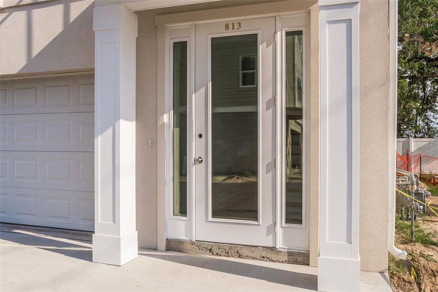 Front Door of Sold Model Home