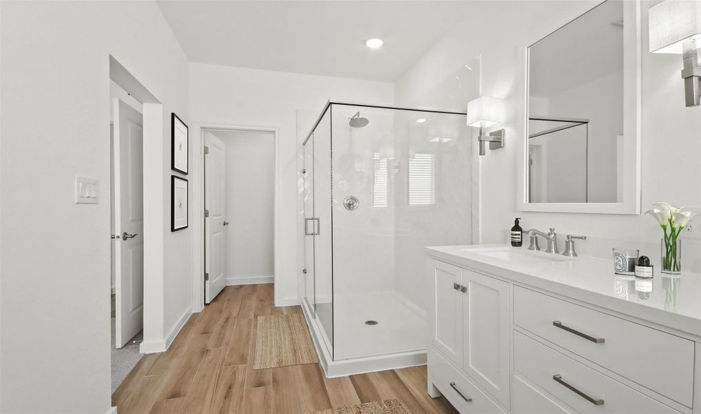 Serene primary bath (*Photo not of actual home and used for illustration purposes only.) Serene primary bath (*Photo not of actual home and used for illustration purposes only.)