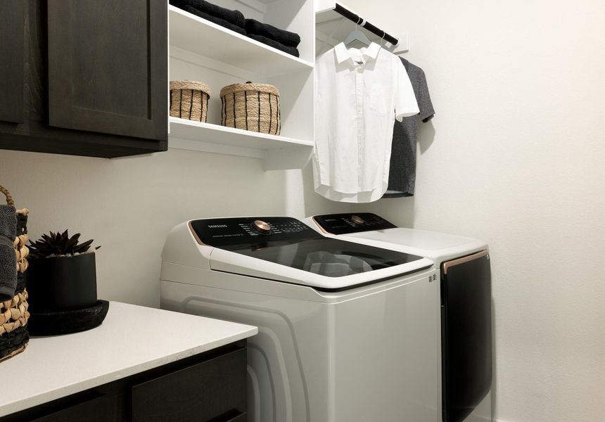 Laundry | Rachelle at Avery Centre in Round Rock, TX by Landsea Homes