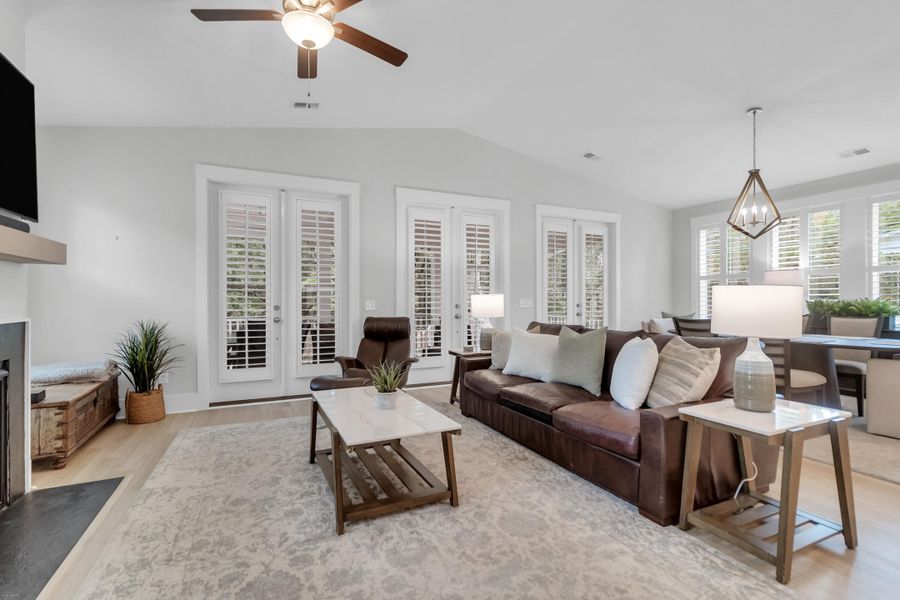 Furnished interior view inside a new home in , Charleston (Image 29).