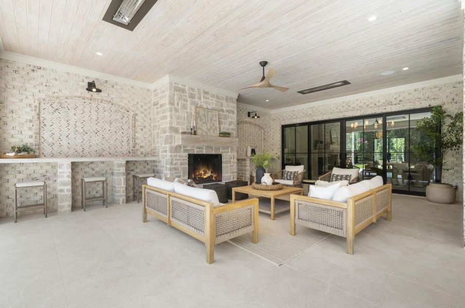 Furnished interior view inside a new home in , Alpharetta (Image 18).