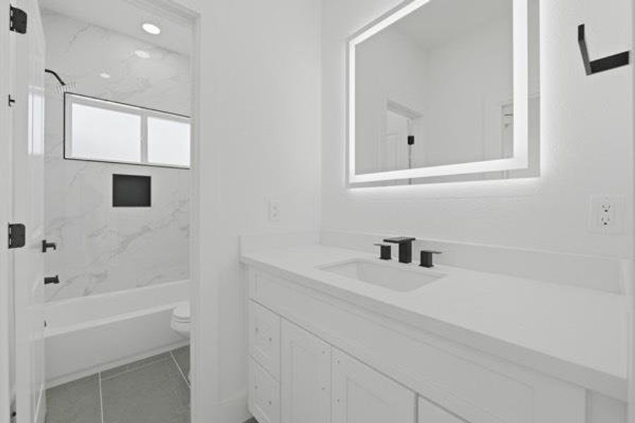 Furnished interior view inside a new home in , Houston (Image 10).