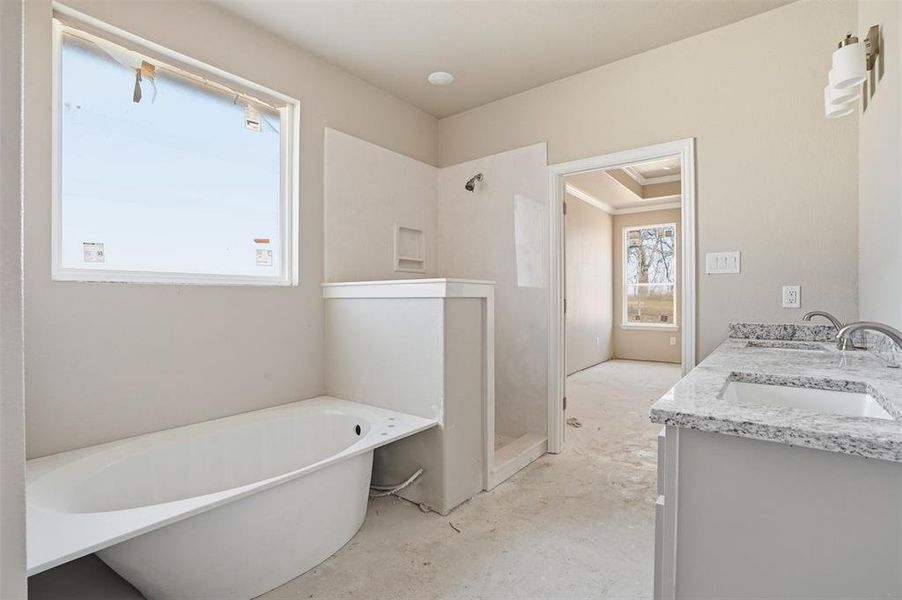 Furnished interior view inside a new home in , Cleburne (Image 5).