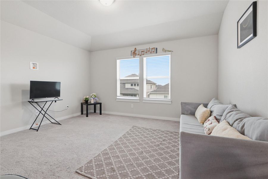 Furnished interior view inside a new home in University Heights, Round Rock (Image 37).
