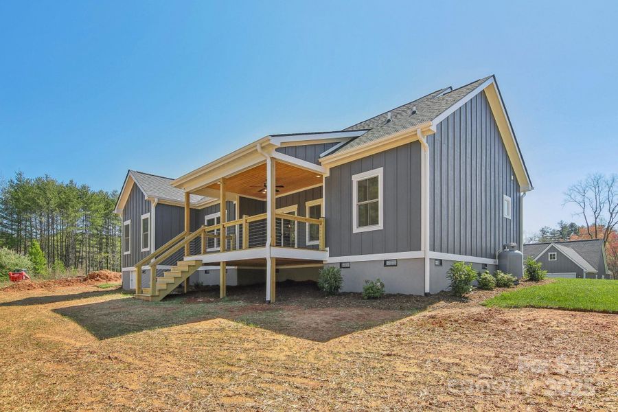 Exterior details and patio area of a home in , Hendersonville (Image 3).