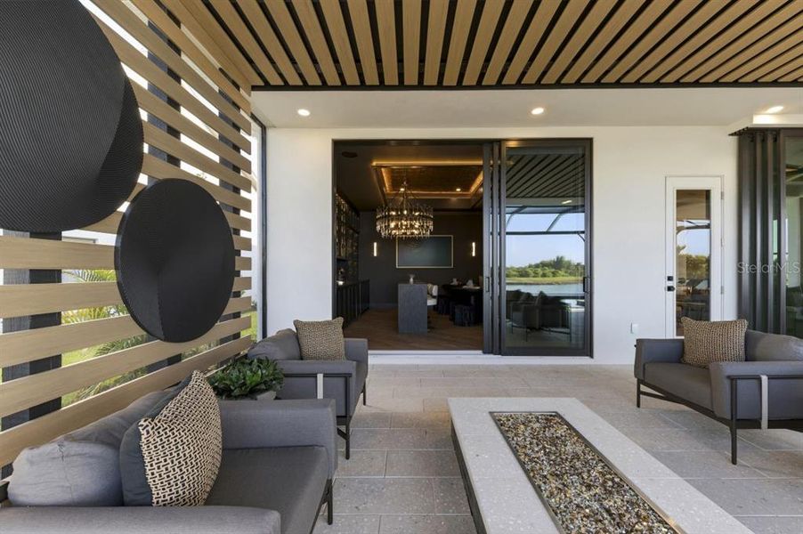 Exterior details and patio area of a home in , Venice (Image 25). Exterior details and patio area of a home in , Venice (Image 25).